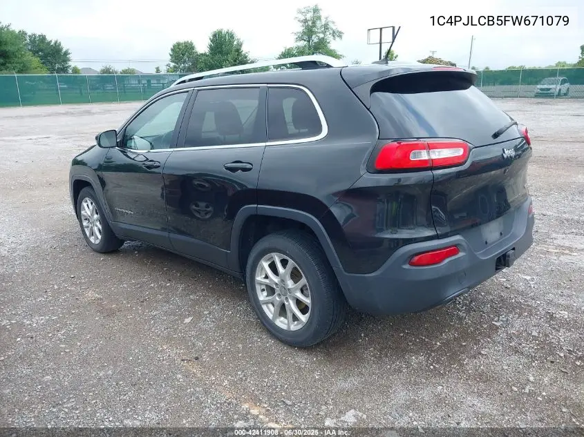 2015 Jeep Cherokee Latitude VIN: 1C4PJLCB5FW671079 Lot: 42411908