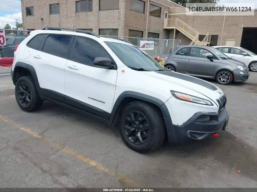 2015 Jeep Cherokee Trailhawk VIN: 1C4PJMBS8FW661234 Lot: 42794936