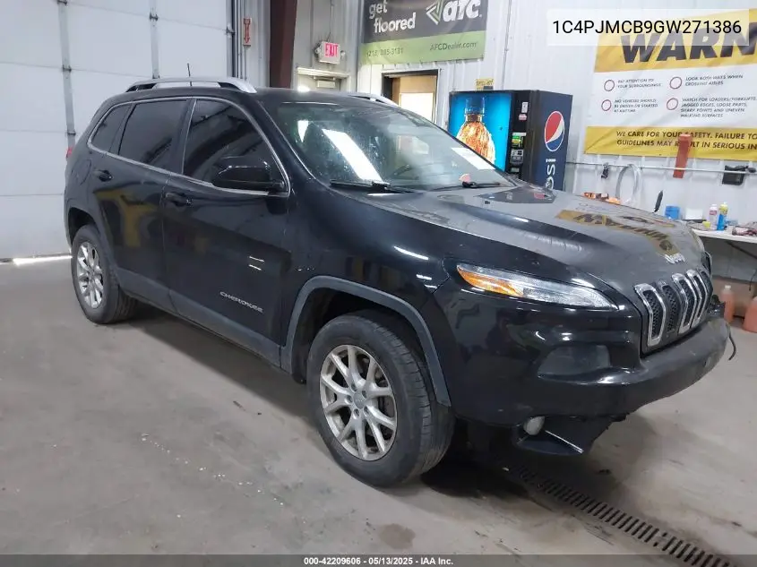 2016 Jeep Cherokee Latitude VIN: 1C4PJMCB9GW271386 Lot: 42209606