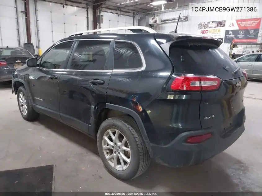 2016 Jeep Cherokee Latitude VIN: 1C4PJMCB9GW271386 Lot: 42209606