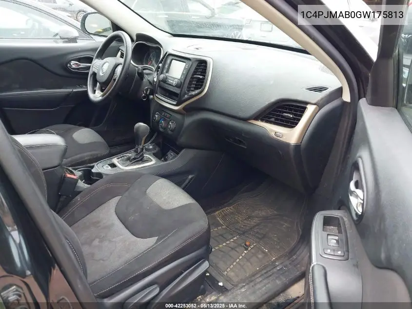 2016 Jeep Cherokee Sport VIN: 1C4PJMAB0GW175813 Lot: 42253052