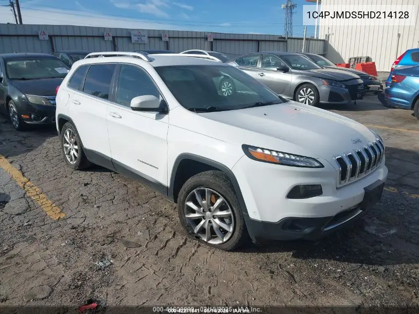 1c4pjmds5hd214128 1C4PJMDS5HD214128 2017 Jeep Cherokee Limited 4X4