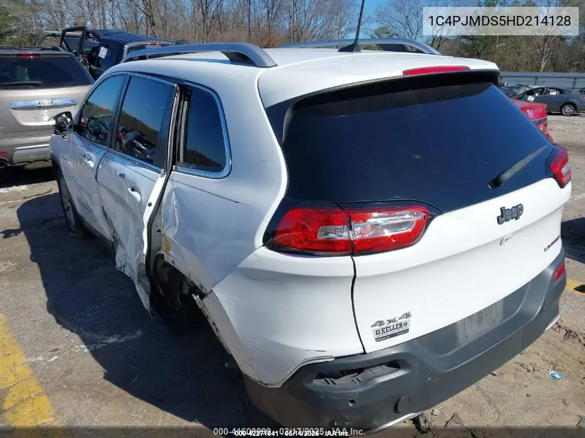1c4pjmds5hd214128 1C4PJMDS5HD214128 2017 Jeep Cherokee Limited 4X4
