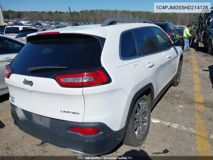 1c4pjmds5hd214128 1C4PJMDS5HD214128 2017 Jeep Cherokee Limited 4X4