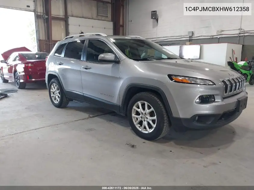 2017 Jeep Cherokee Latitude 4X4 VIN: 1C4PJMCBXHW612358 Lot: 42611172