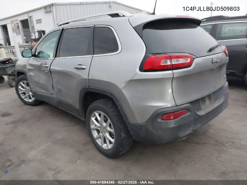 2018 Jeep Cherokee Latitude Plus Fwd VIN: 1C4PJLLB0JD509803 Lot: 41694348