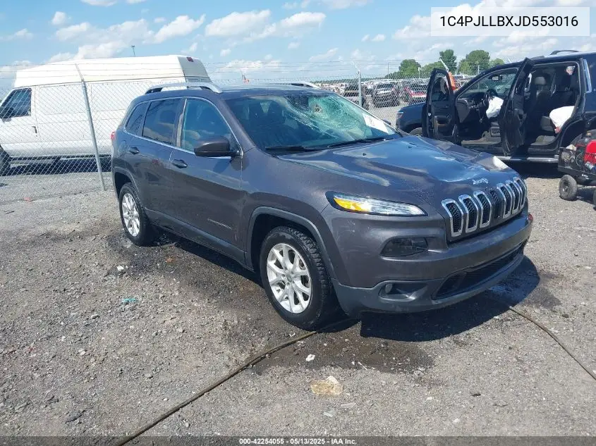 2018 Jeep Cherokee Latitude Plus Fwd VIN: 1C4PJLLBXJD553016 Lot: 42254055