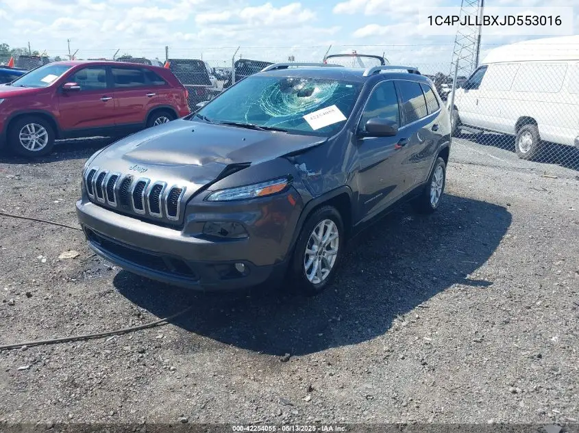 2018 Jeep Cherokee Latitude Plus Fwd VIN: 1C4PJLLBXJD553016 Lot: 42254055