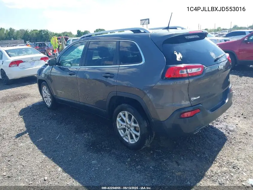 2018 Jeep Cherokee Latitude Plus Fwd VIN: 1C4PJLLBXJD553016 Lot: 42254055