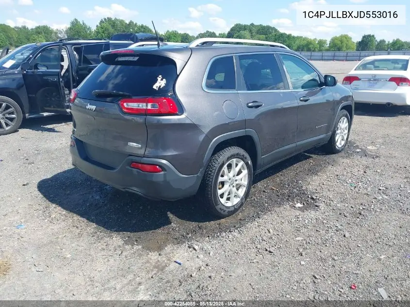 2018 Jeep Cherokee Latitude Plus Fwd VIN: 1C4PJLLBXJD553016 Lot: 42254055