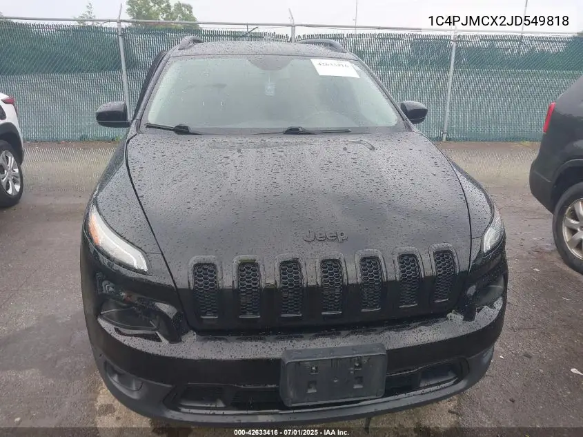 2018 Jeep Cherokee Latitude 4X4 VIN: 1C4PJMCX2JD549818 Lot: 42633416