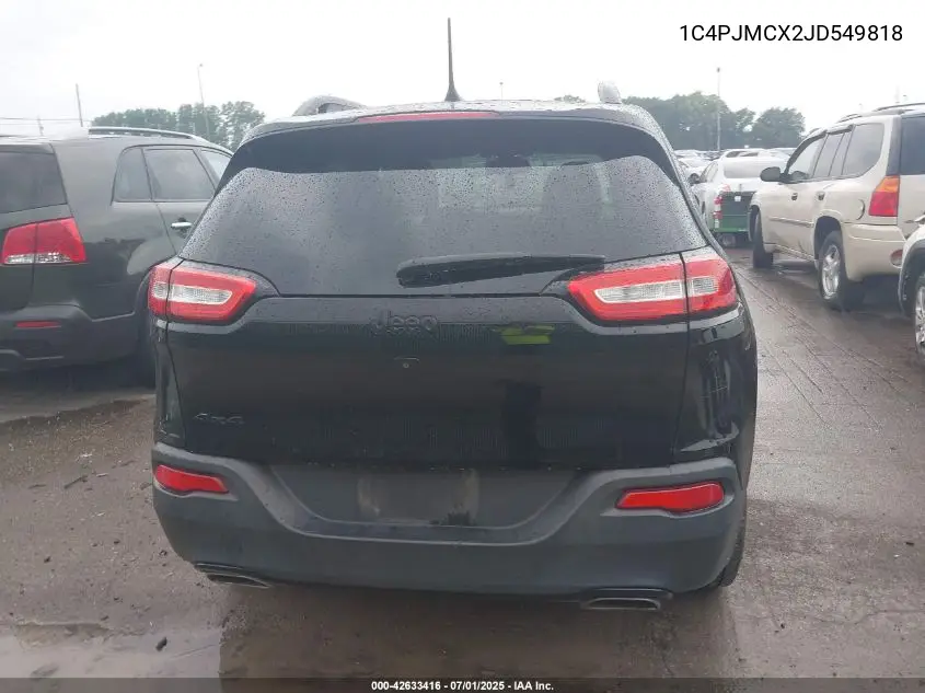 2018 Jeep Cherokee Latitude 4X4 VIN: 1C4PJMCX2JD549818 Lot: 42633416