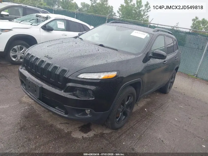 2018 Jeep Cherokee Latitude 4X4 VIN: 1C4PJMCX2JD549818 Lot: 42633416