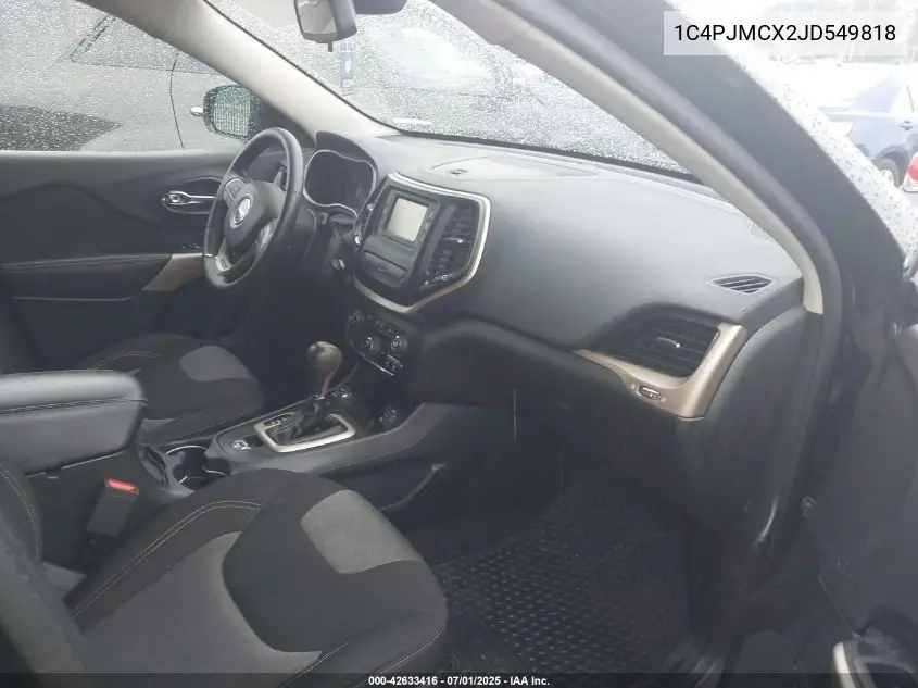 2018 Jeep Cherokee Latitude 4X4 VIN: 1C4PJMCX2JD549818 Lot: 42633416