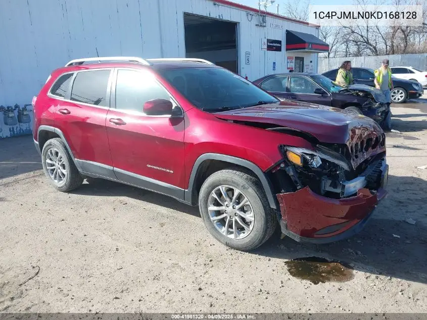 2019 Jeep Cherokee Latitude Plus 4X4 VIN: 1C4PJMLN0KD168128 Lot: 41981320
