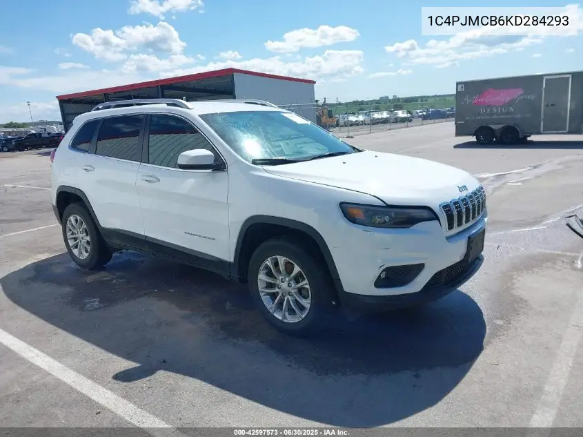 2019 Jeep Cherokee Latitude 4X4 VIN: 1C4PJMCB6KD284293 Lot: 42597573