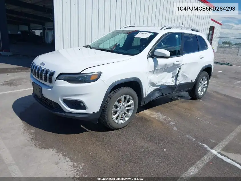 2019 Jeep Cherokee Latitude 4X4 VIN: 1C4PJMCB6KD284293 Lot: 42597573