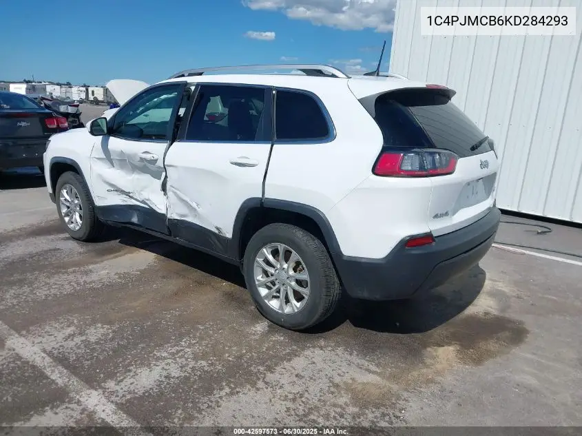 2019 Jeep Cherokee Latitude 4X4 VIN: 1C4PJMCB6KD284293 Lot: 42597573