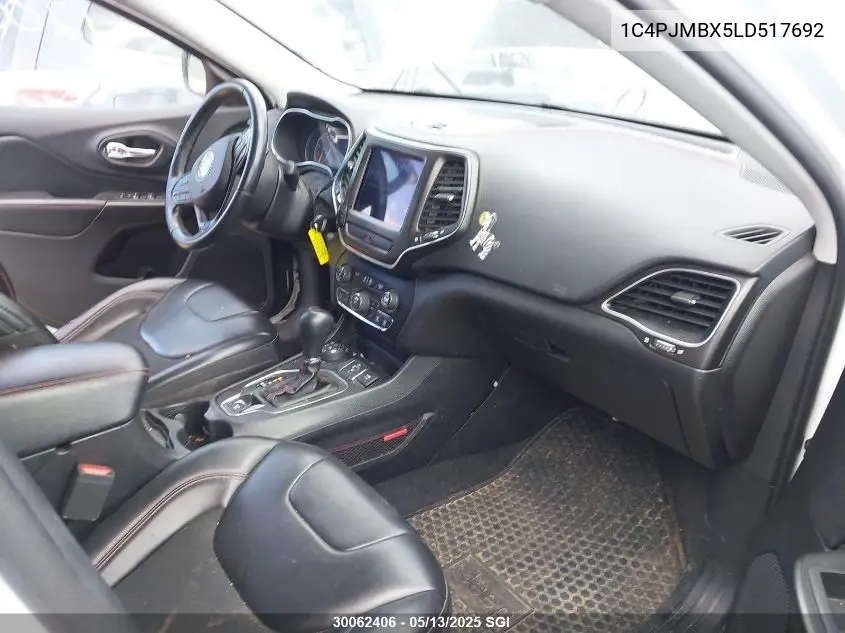 2020 Jeep Cherokee Trailhawk VIN: 1C4PJMBX5LD517692 Lot: 30062406