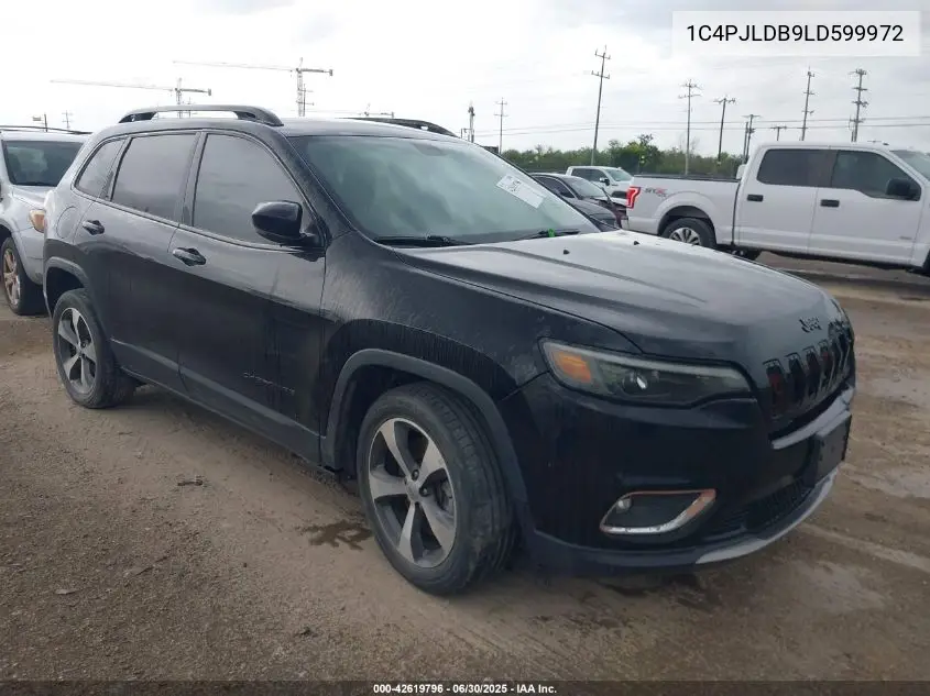 2020 Jeep Cherokee Limited Fwd VIN: 1C4PJLDB9LD599972 Lot: 42619796