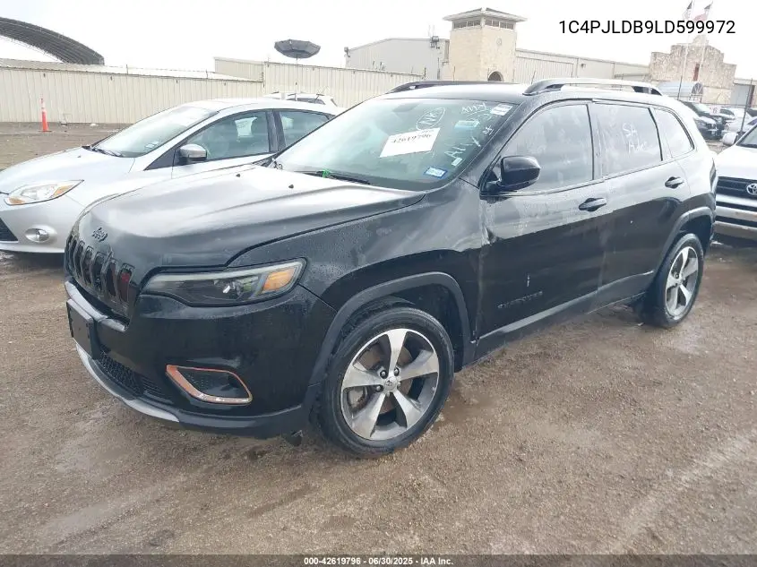 2020 Jeep Cherokee Limited Fwd VIN: 1C4PJLDB9LD599972 Lot: 42619796