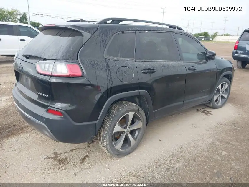 2020 Jeep Cherokee Limited Fwd VIN: 1C4PJLDB9LD599972 Lot: 42619796