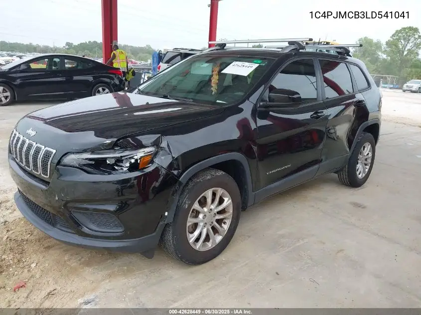 2020 Jeep Cherokee Latitude 4X4 VIN: 1C4PJMCB3LD541041 Lot: 42628449