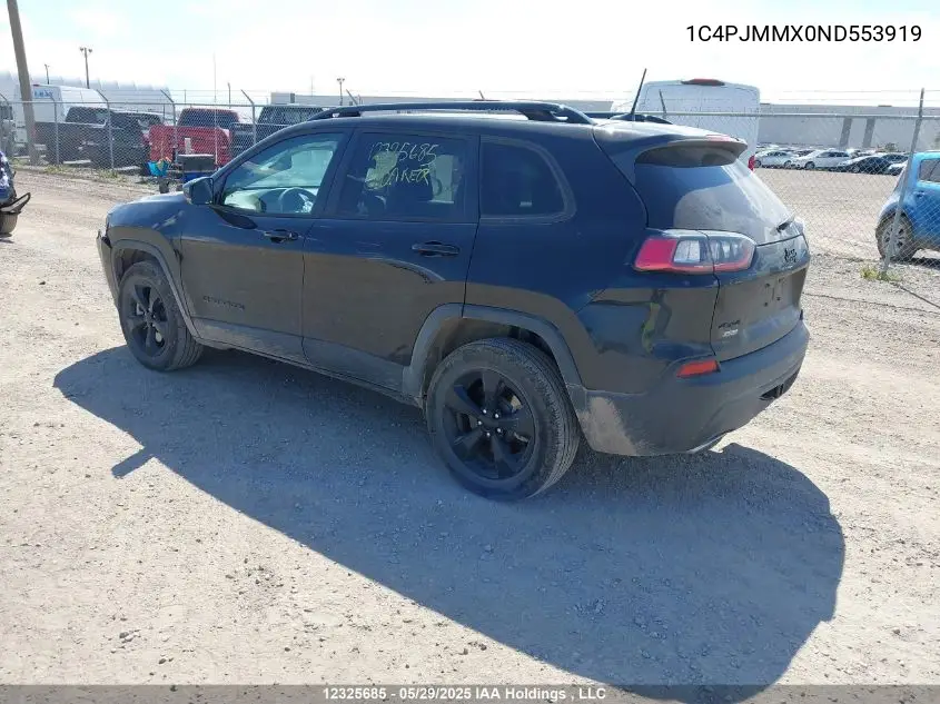 2022 Jeep Cherokee Latitude Lux VIN: 1C4PJMMX0ND553919 Lot: 12325685