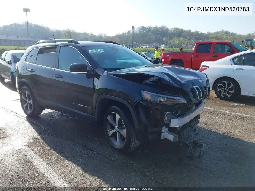2022 Jeep Cherokee Limited 4X4 VIN: 1C4PJMDX1ND520783 Lot: 41989564