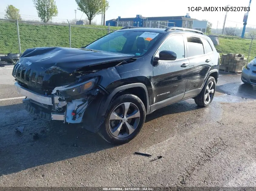 2022 Jeep Cherokee Limited 4X4 VIN: 1C4PJMDX1ND520783 Lot: 41989564