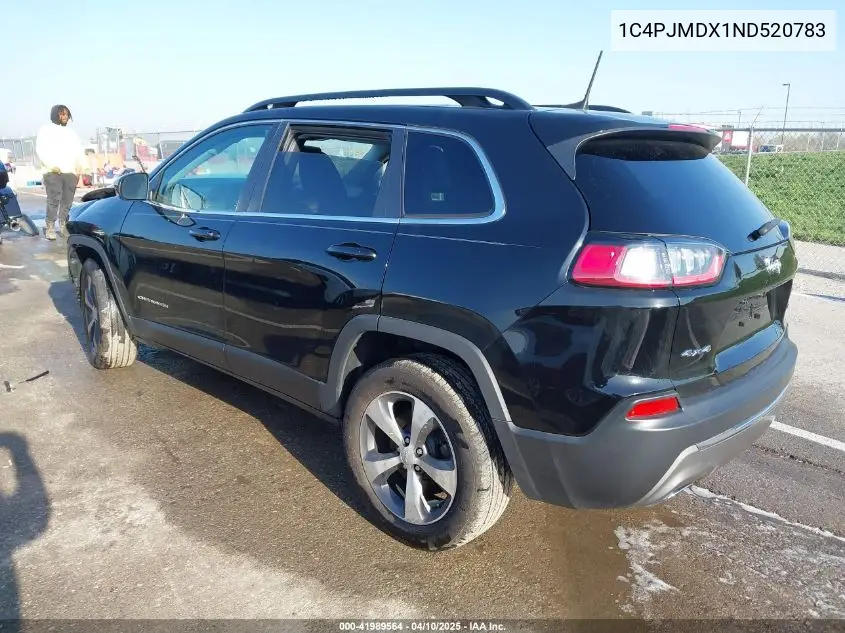 2022 Jeep Cherokee Limited 4X4 VIN: 1C4PJMDX1ND520783 Lot: 41989564