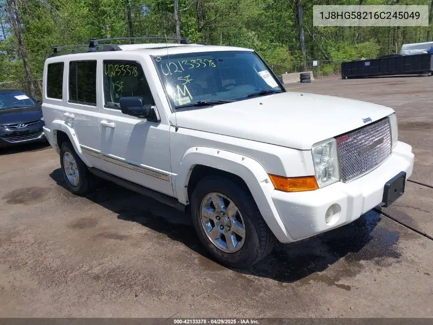2006 Jeep Commander Limited VIN: 1J8HG58216C245049 Lot: 42133378