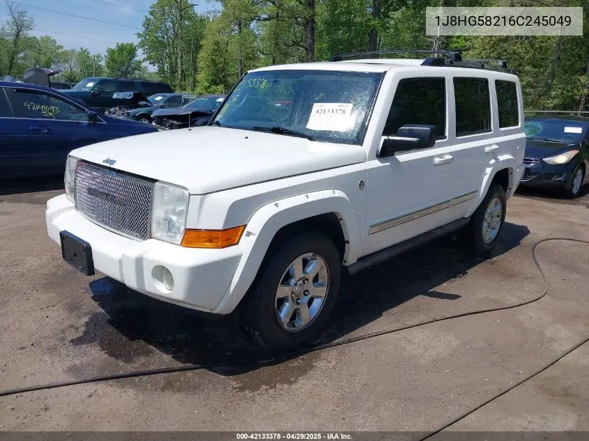 2006 Jeep Commander Limited VIN: 1J8HG58216C245049 Lot: 42133378