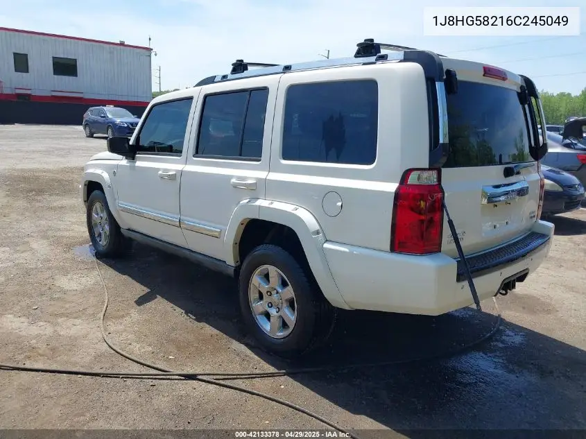 2006 Jeep Commander Limited VIN: 1J8HG58216C245049 Lot: 42133378