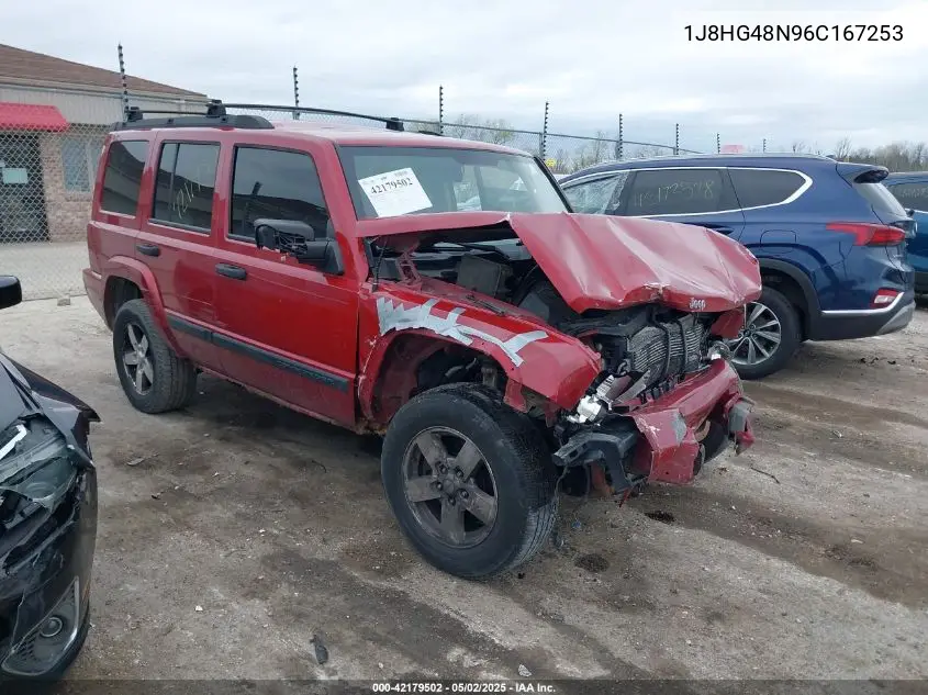 2006 Jeep Commander VIN: 1J8HG48N96C167253 Lot: 42179502
