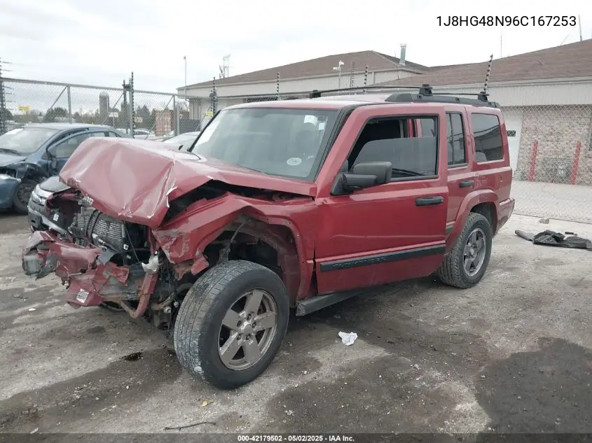 2006 Jeep Commander VIN: 1J8HG48N96C167253 Lot: 42179502