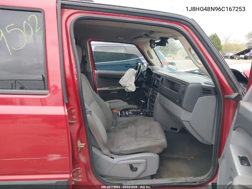 2006 Jeep Commander VIN: 1J8HG48N96C167253 Lot: 42179502