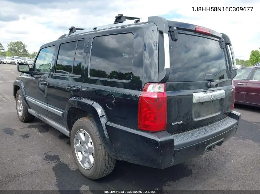 2006 Jeep Commander Limited VIN: 1J8HH58N16C309677 Lot: 42181393