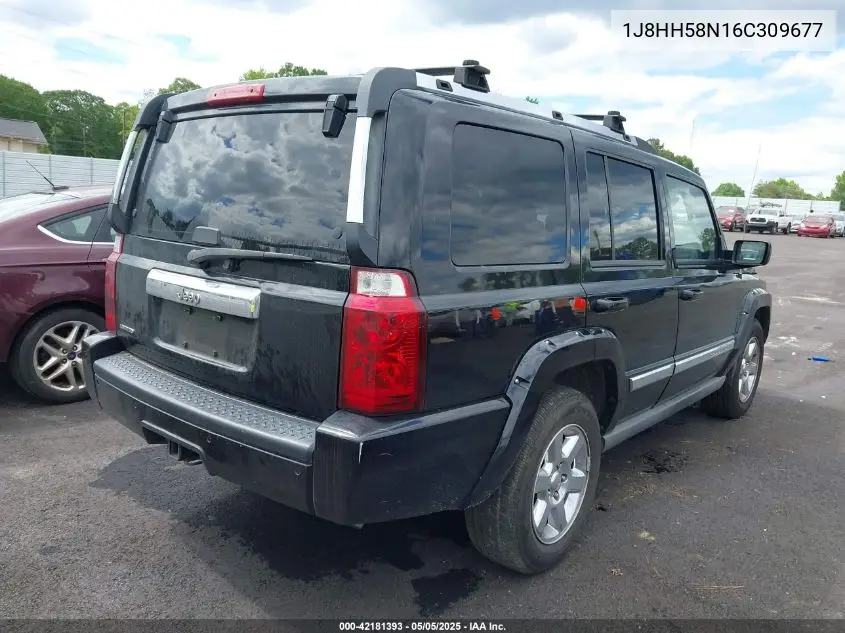 2006 Jeep Commander Limited VIN: 1J8HH58N16C309677 Lot: 42181393