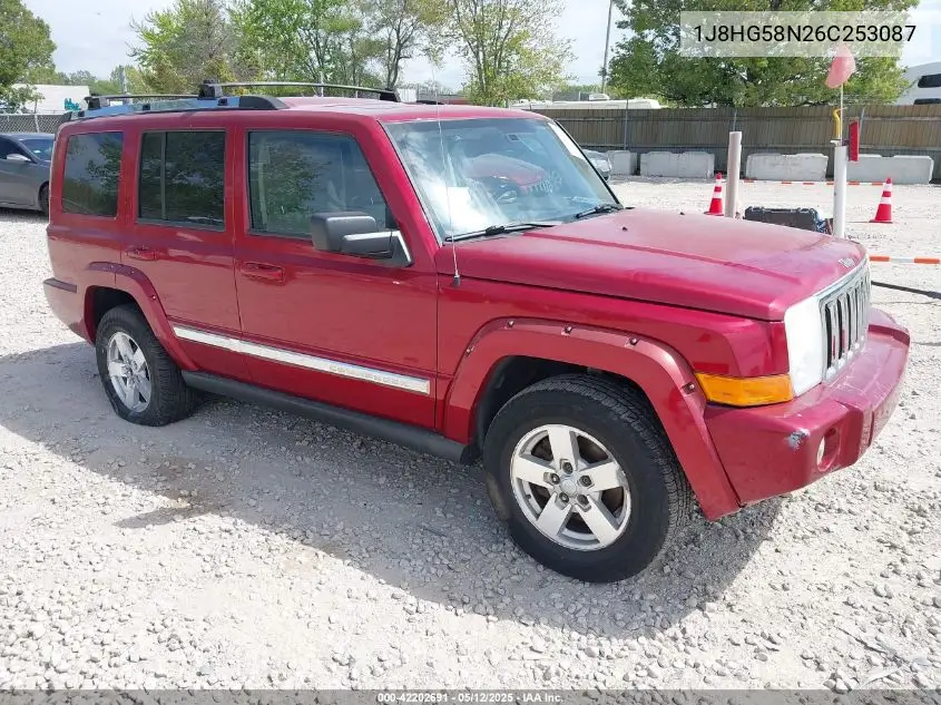 2006 Jeep Commander Limited VIN: 1J8HG58N26C253087 Lot: 42202691