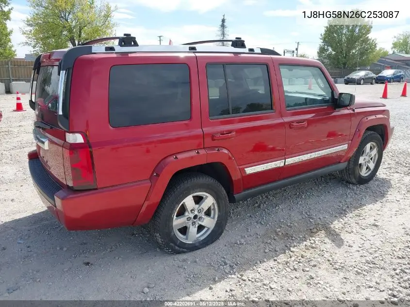 2006 Jeep Commander Limited VIN: 1J8HG58N26C253087 Lot: 42202691