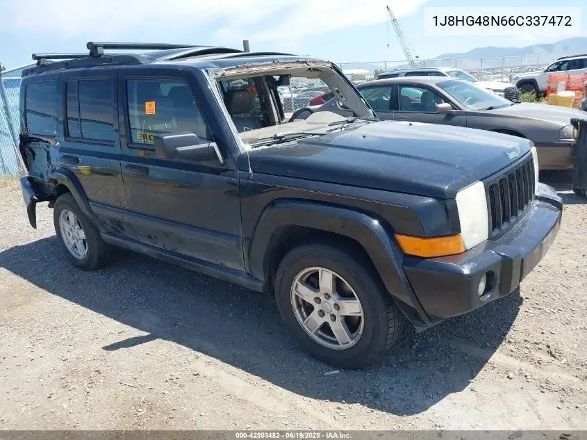 2006 Jeep Commander VIN: 1J8HG48N66C337472 Lot: 42503482