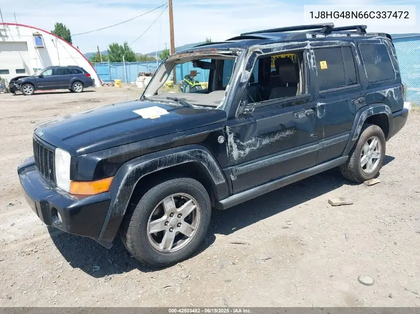 2006 Jeep Commander VIN: 1J8HG48N66C337472 Lot: 42503482