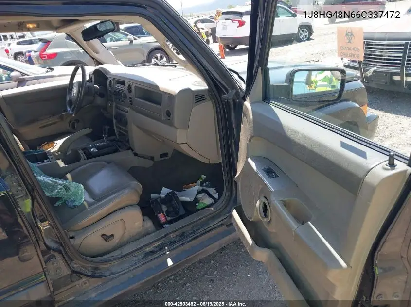2006 Jeep Commander VIN: 1J8HG48N66C337472 Lot: 42503482