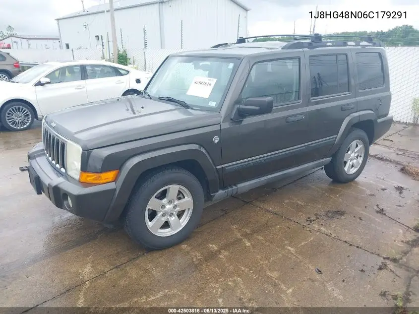 2006 Jeep Commander VIN: 1J8HG48N06C179291 Lot: 42503816