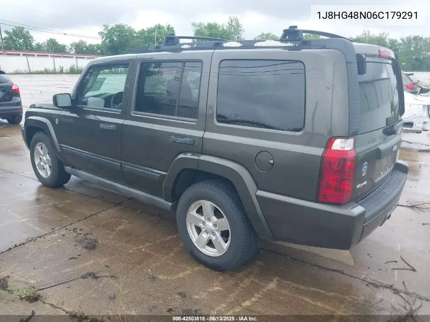 2006 Jeep Commander VIN: 1J8HG48N06C179291 Lot: 42503816