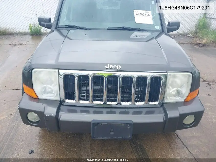 2006 Jeep Commander VIN: 1J8HG48N06C179291 Lot: 42503816