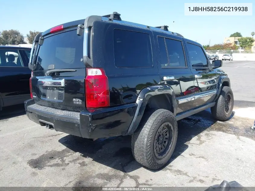 2006 Jeep Commander Limited VIN: 1J8HH58256C219938 Lot: 42533465