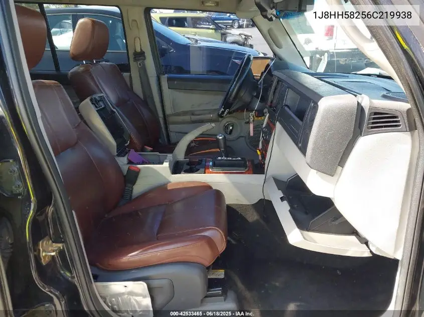 2006 Jeep Commander Limited VIN: 1J8HH58256C219938 Lot: 42533465