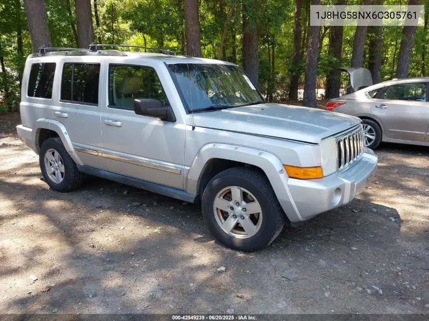 2006 Jeep Commander Limited VIN: 1J8HG58NX6C305761 Lot: 42549239